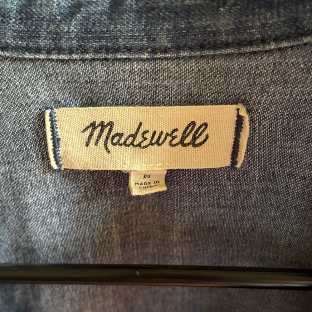 Madewell Indigo Denim Shirt Dress - Picture 4 of 5